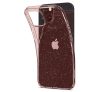 Spigen Liquid Crystal Glitter Apple iPhone 13 mini Rose Quartz tok, átlátszó