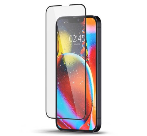 Spigen Glass FC Apple iPhone 13 mini Tempered kijelzővédő fólia, fekete