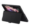 Samsung Galaxy Z Fold3 5G Leather Flip Cover, gyári bőr flip tok, fekete, EF-FF926