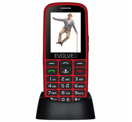 Evolveo EasyPhone EG (EP550), piros
