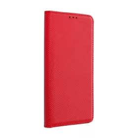 Magnet Apple iPhone 13 Pro mágneses flip tok, piros