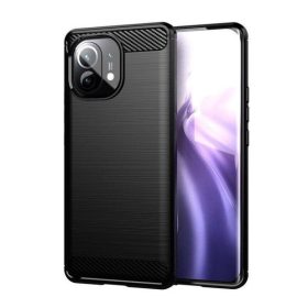 Forcell Carbon hátlap tok Xiaomi 11T/11T Pro, fekete