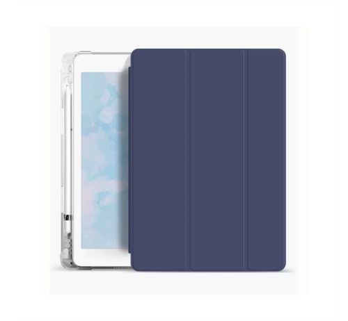 Xprotector Smart Book flip tok pencil tartóval, és átlátszó hátlappal Apple iPad Pro 11" (2020), sötétkék