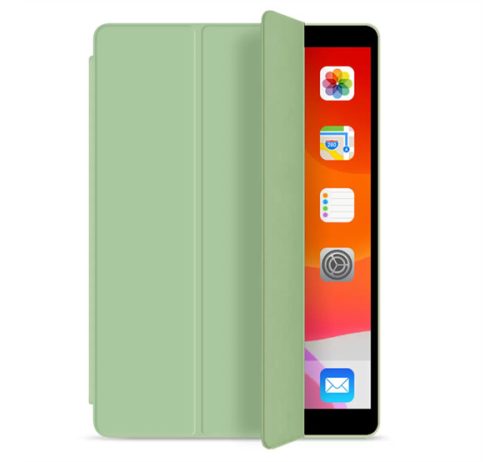 Xprotector Smart Book tok kemény hátlapos szilikon védőéllel Apple iPad Pro 12,9" (2020), mentazöld