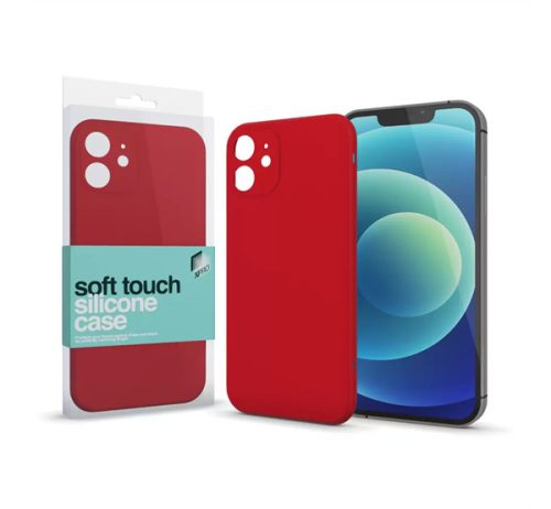 Xprotector Soft Touch Slim szilikon tok Samsung Galaxy A52/A52s, piros