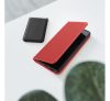 Forcell Smart Pro bőr flip tok Xiaomi Redmi Note 10 Pro, bordó