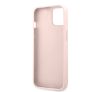 Guess PU 4G Metal Logo Apple iPhone 13 hátlap tok, rózsaszín