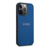 Guess PU Saffiano Apple iPhone 13 Pro bőr hátlap tok, kék
