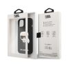 Karl Lagerfeld Head Liquid szilikon hátlap tok Apple iPhone 13 mini, fekete
