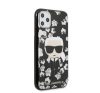 Karl Lagerfeld Original szilikon hátlap tok Apple iPhone 11 Pro, virágos, fekete