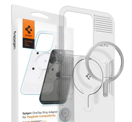 Spigen OneTap Magsafe tok adapter Apple iPhone, ezüst