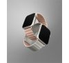 Uniq Revix mágneses szilikon szíj Apple Watch 38/40/41mm, rózsaszín/bézs
