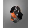 Uniq Revix mágneses szilikon szíj Apple Watch 42/44/45/49mm, szürke/narancssárga