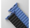 Uniq Revix mágneses szilikon szíj Apple Watch 42/44/45/49mm, kék/fekete