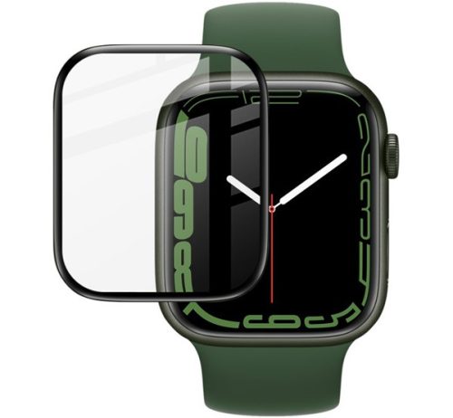Goldspin Apple Watch S7 45mm PC hajlított kijelzővédő fólia