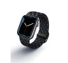 Uniq Aspen Designer Edition fonott szíj Apple Watch 42/44/45/49mm, kék