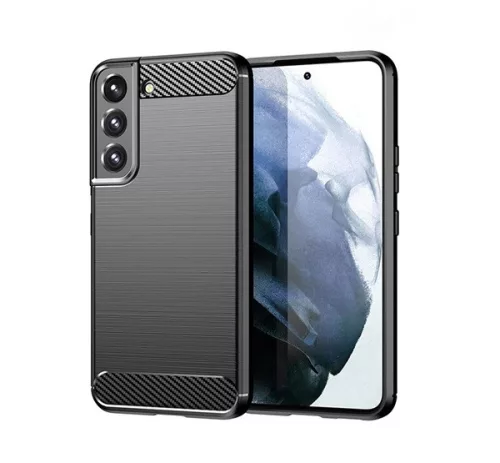 Forcell Carbon hátlap tok Samsung Galaxy S22+, fekete