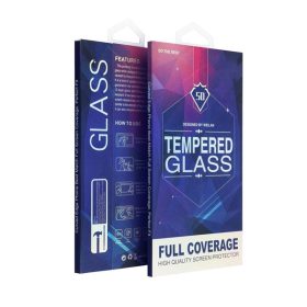   Samsung Galaxy S22 Full Glue hajlított tempered glass kijelzővédő üvegfólia, fekete