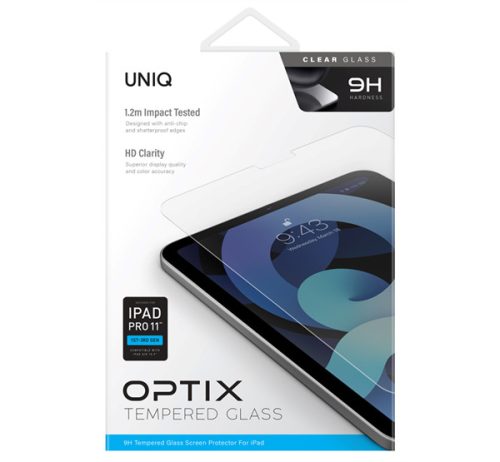 Uniq Optix Clear Apple iPad 10.2" Tempered kijelzővédő fólia
