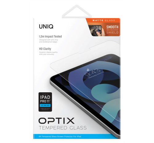 Uniq Optix Matte Apple iPad 10.2" Tempered matt kijelzővédő fólia