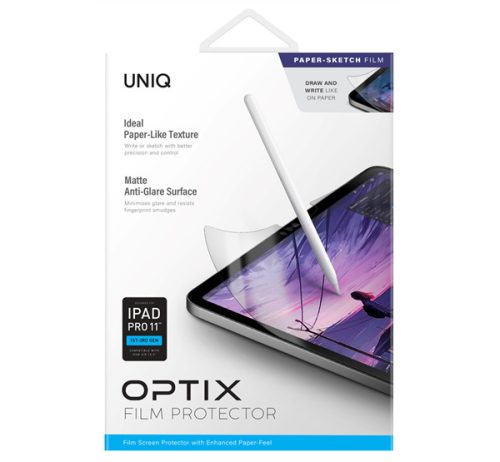 Uniq Optix Paper Sketch Apple iPad Pro 11" /iPad Air 4 Paper like kijelzővédő fólia