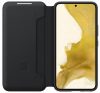Samsung Galaxy S22 LED View Cover, gyári flip tok, fekete, EF-NS901PB