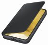 Samsung Galaxy S22 LED View Cover, gyári flip tok, fekete, EF-NS901PB