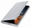 Samsung Galaxy S22 Ultra LED View Cover, gyári flip tok, szürke, EF-NS908PJ