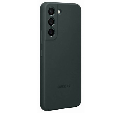 Samsung Galaxy S22 Silicone Cover, gyári szilikon tok, zöld, EF-PS901TG
