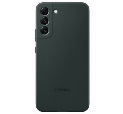 Samsung Galaxy S22+ Silicone Cover, gyári szilikon tok, zöld, EF-PS906TG