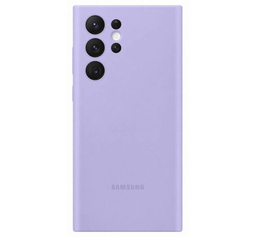 Samsung Galaxy S22 Ultra Silicone Cover, gyári szilikon tok, levendula, EF-PS908TV