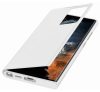 Samsung Galaxy S22 Ultra Clear View Cover, gyári flip tok, fehér, EF-ZS908CW