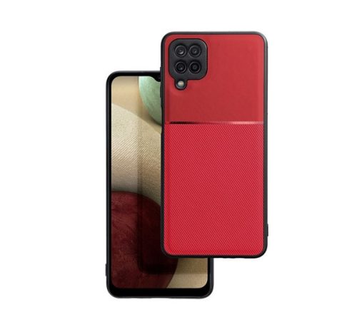 Forcell Noble hátlap tok, Samsung Galaxy A12, piros