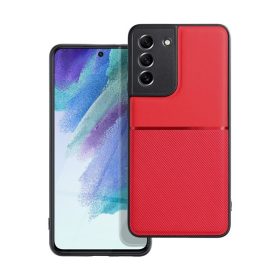 Forcell Noble hátlap tok, Samsung Galaxy S21 FE, piros