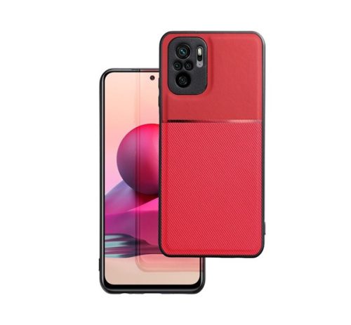 Forcell Noble hátlap tok, Xiaomi Redmi Note 10 Pro/Redmi Note 10 Pro Max, piros