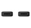 Samsung EP-DX310JB USB-C / USB-C töltő- és adatkábel, 1.8m, 3A, fekete