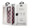 Karl Lagerfeld Monogram Plaque hátlap tok Apple iPhone 13 mini, rózsaszín