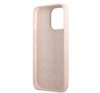 Guess Silicone Line Triangle Apple iPhone 13 Pro Max hátlap tok, rószaszín