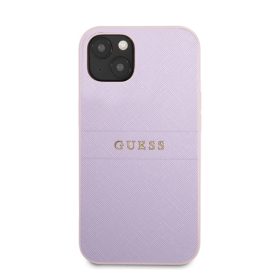   Guess PU Saffiano Apple iPhone 13 mini bőr hátlap tok, lila