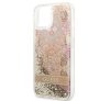 Guess Liquid Glitter Paisley Apple iPhone 13 mini hátlap tok, arany
