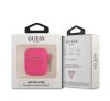 Guess 4G Charms Silicone Apple Airpods tok, rózsaszín