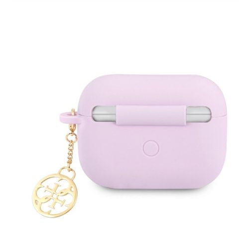Guess 4G Charms Silicone Apple Airpods Pro tok, lila