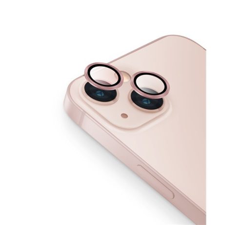 Uniq Optix Apple iPhone 13/13 mini tempered glass kamera védő üvegfólia, rózsaszín