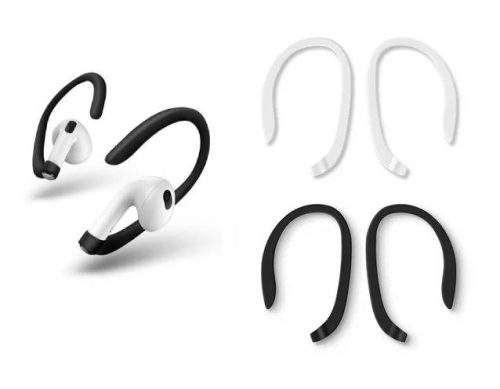 Uniq Loop Sports Apple Airpods fülkampó, fekete&fehér (2db)