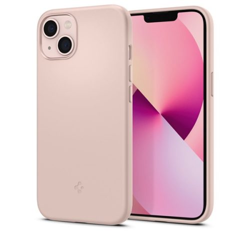 Spigen Silicone Fit Apple iPhone 13 mini Pink tok, rózsaszín