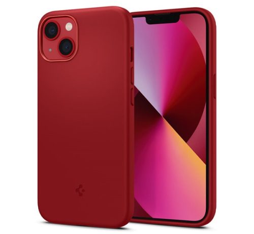 Spigen Silicone Fit Apple iPhone 13 Red tok, piros