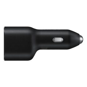   Samsung EP-L4020NBEGEU autós szivargyújtó gyorstöltő, USB-C + USB, 40W, fekete
