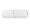 Samsung EP-P5400 Duo vezeték nélküli wireless gyorstöltő állomás hálózati adapterrel, 15W, fehér