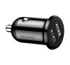 Baseus Grain Pro hálózati gyorstöltő adapter 2XUSB, 24W, fekete