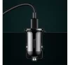 Baseus Grain Pro hálózati gyorstöltő adapter 2xUSB, 24W, fekete